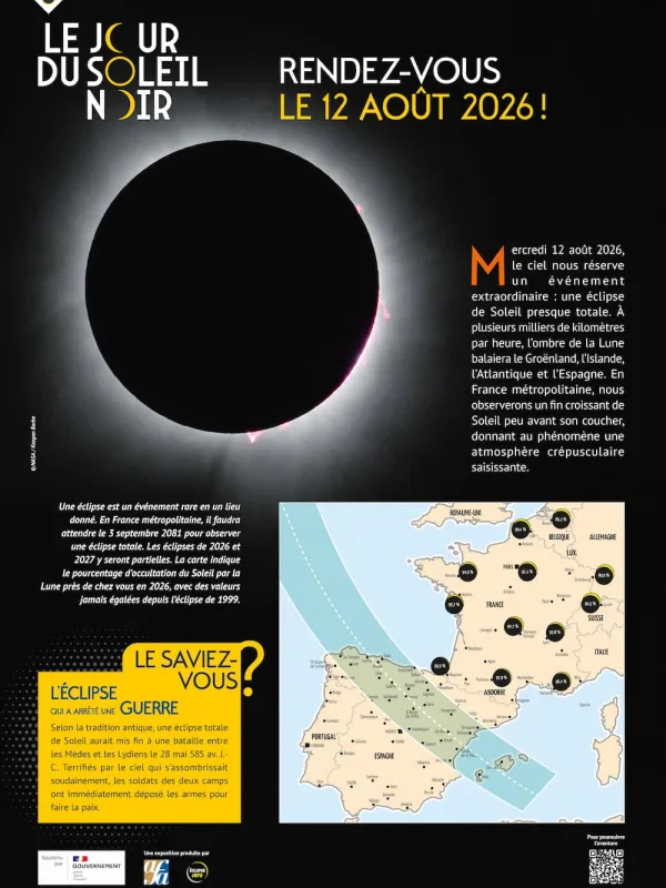 Produit "Le jour du Soleil noir" - Exposition astronomique Image